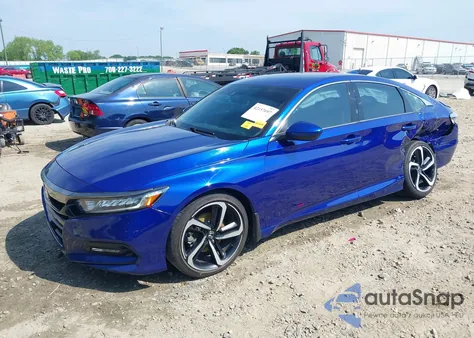 2019 Honda Accord Sport из США, поврежденный, VIN 1HGCV1F3XKA116701